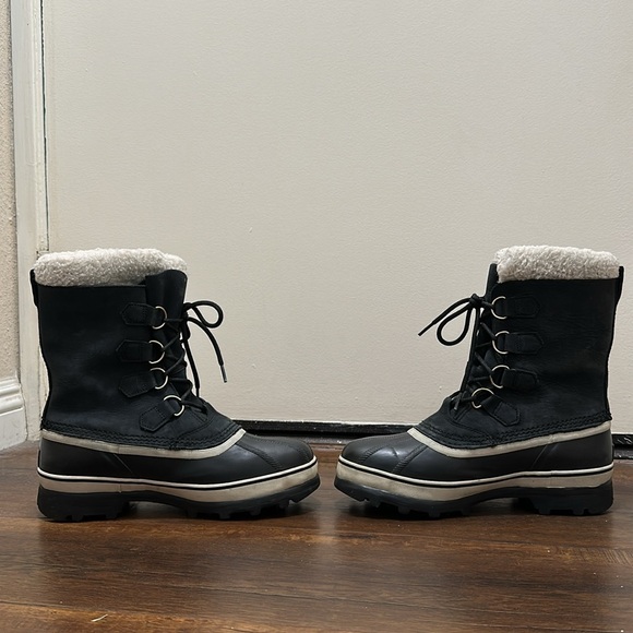 Sorel Caribou Waterproof Boots Black - Picture 8 of 12